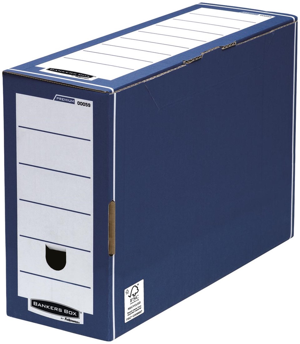 Bankers Box premium boîte archivage transfer, ft 12,7 x 25,4 x 35,9 cm