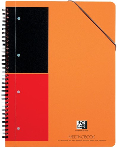 Oxford INTERNATIONAL Meetingbook, 160 bladzijden, ft A4+, gelijnd