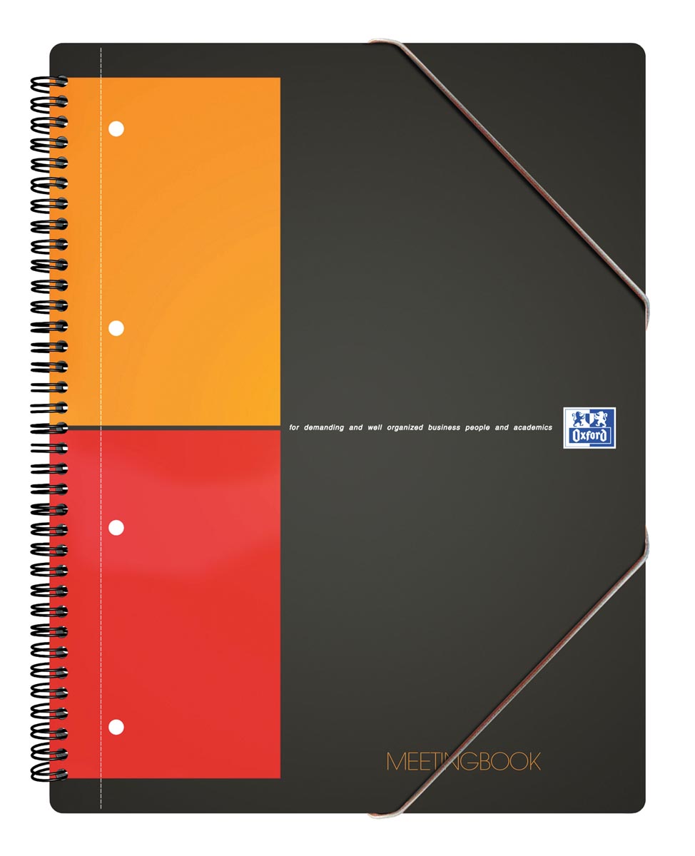 Oxford INTERNATIONAL Meetingbook, 160 bladzijden, ft A5+, geruit 5 mm afbeelding