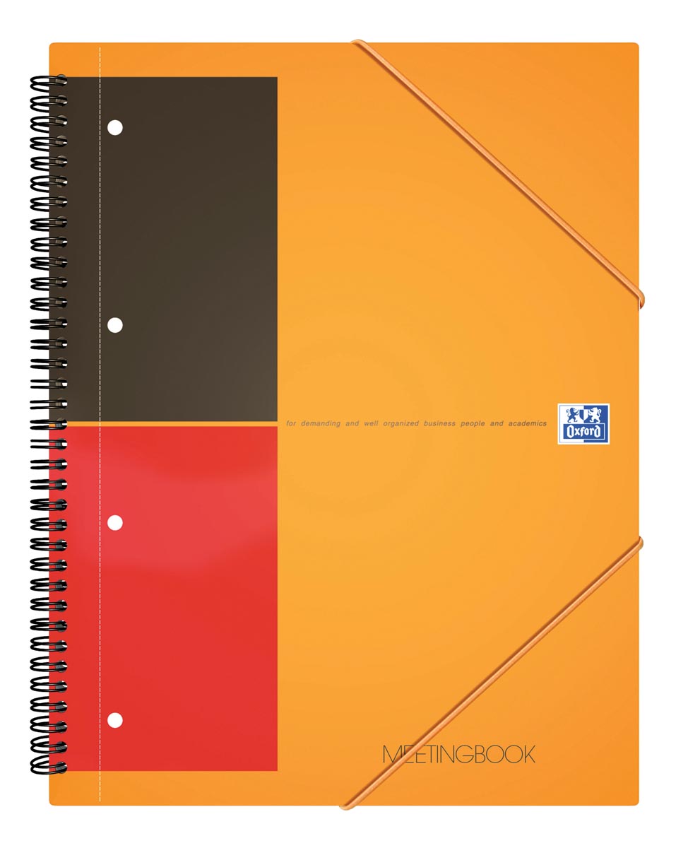 Oxford INTERNATIONAL Meetingbook, 160 bladzijden, ft A5+, gelijnd afbeelding