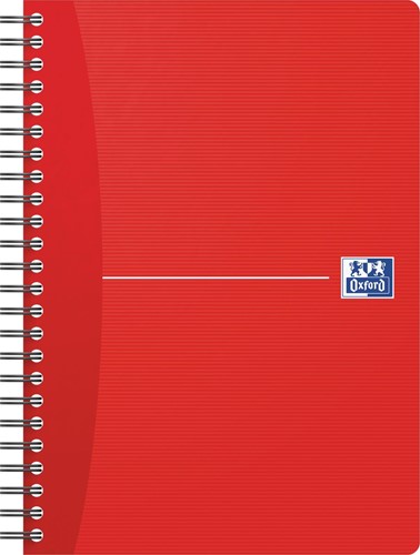 Oxford Office Essentials spiraalschrift, 100 bladzijden, ft A5, geruit 5 mm, geassorteerde kleuren-3