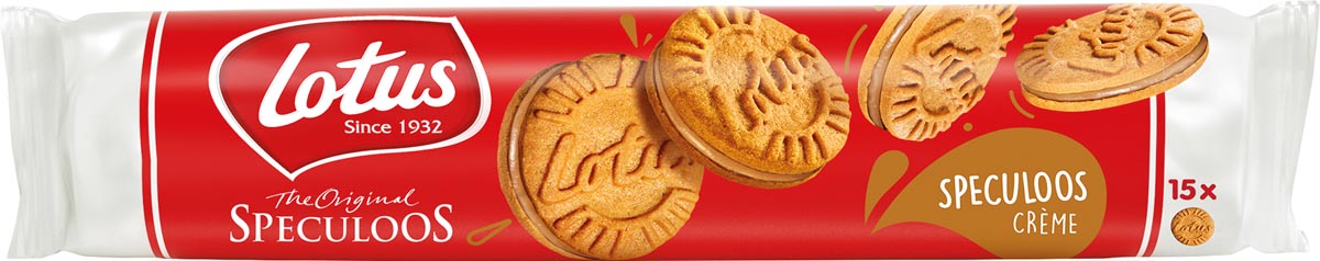 Lotus gevulde speculoos, 150 g, speculooscrème, pak van 9 rollen afbeelding