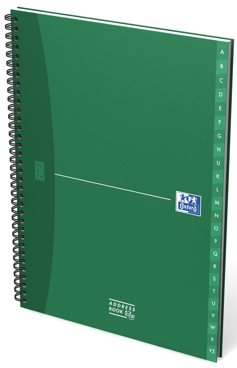Oxford OFFICE Essentials adresboek, 144 bladzijden, ft A4