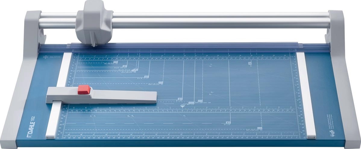 Dahle 446 Coupe-Papier Professionnel - Jusqu'à Format A1 - Capacité 25 Feuilles - 920 Mm - Bleu