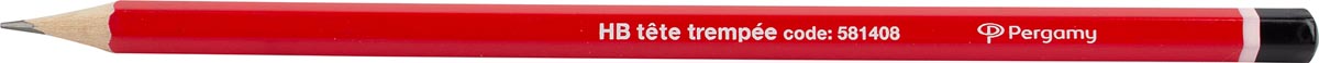 Pergamy potlood HB, zwart/wit, doos van 12 stuks afbeelding