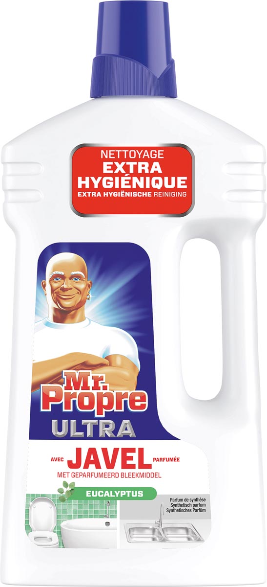Mr. Proper allesreiniger met javel, Eucalyptus, fles van 1 l Mr. Proper allesreiniger met javel, Eucalyptus, fles van 1 l