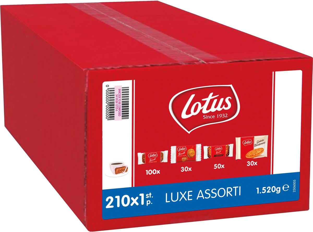 Lotus Luxe Assorti - doos 210 koekjes