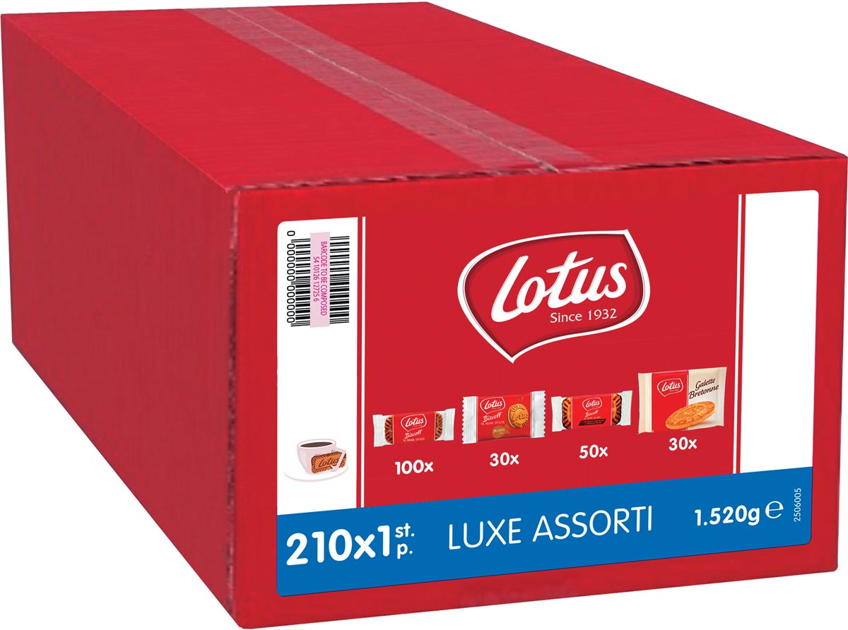 Lotus koeken Luxe Assorti, assortiment van 210 koekjes afbeelding