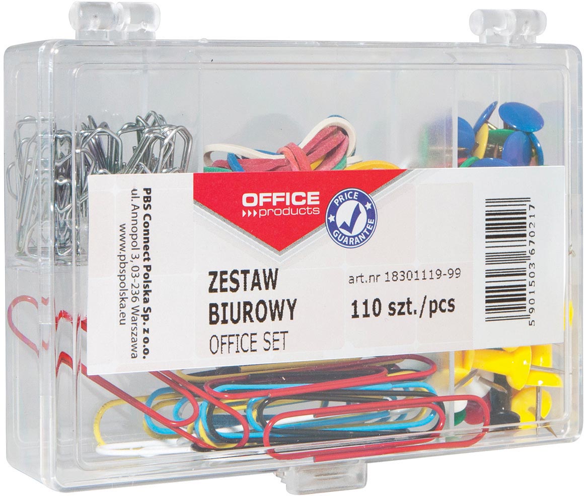 OFFICE products office set, 110 stuks