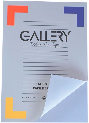 Gallery papier calque, ft 21 x 29,7 cm (A4), bloc de 50 feuilles-2