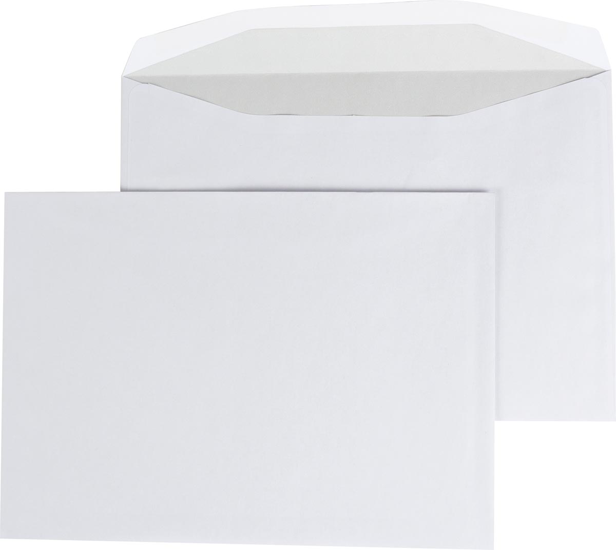Gallery enveloppen ft 156 x 220 mm, stripsluiting, binnenzijde grijs, doos van 500 stuks afbeelding