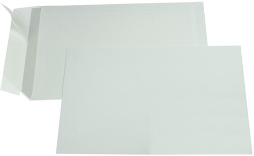 Gallery enveloppen ft 162 x 229 mm, stripsluiting, binnenzijde grijs, doos van 500 stuks
