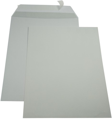 Gallery enveloppen ft 229 x 324 mm, stripsluiting, binnenzijde grijs, doos van 250 stuks