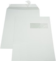Gallery enveloppes, ft 229 x 324 mm (C4), bande adhésive, fenêtre à droite (ft 40 x 110 mm)