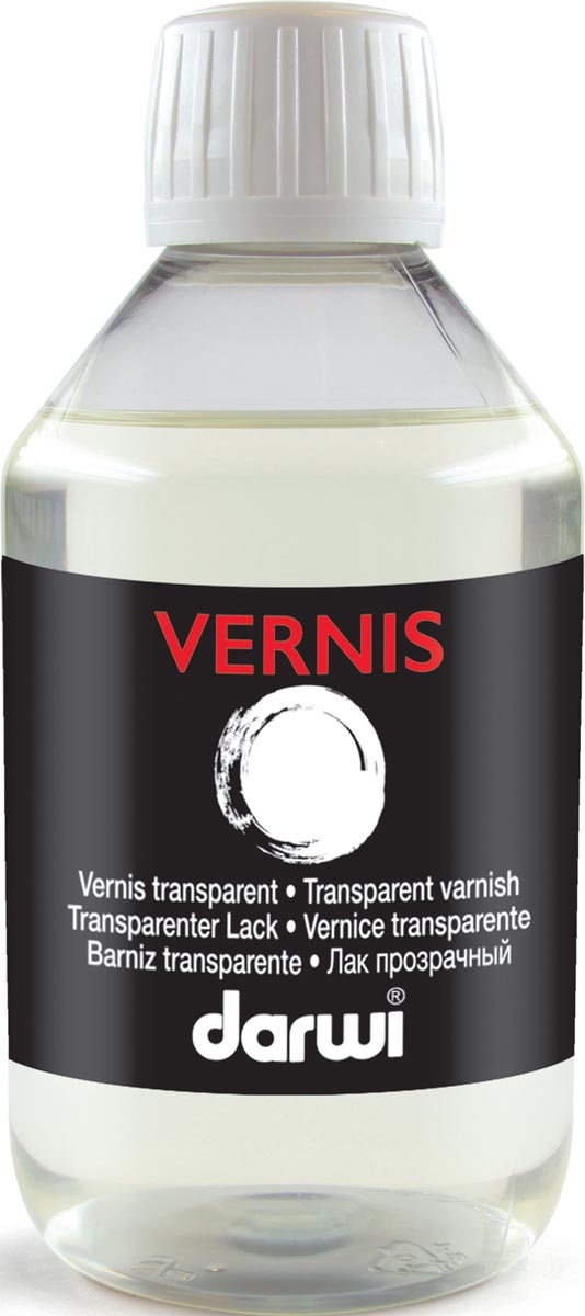Darwi vernis glazend, flacon van 250 ml afbeelding