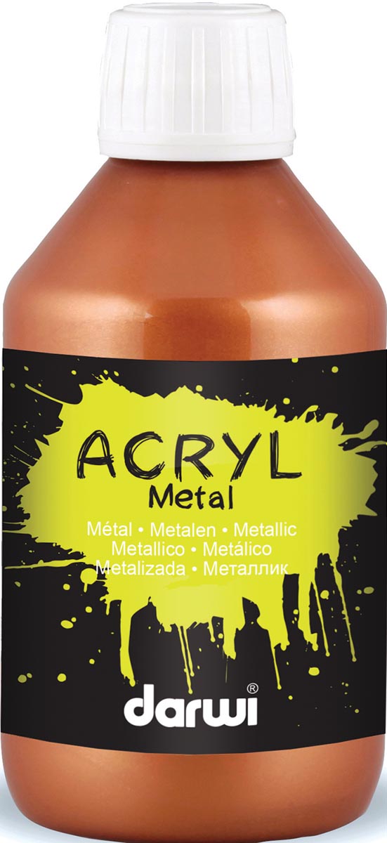 Darwi Acrylverf Metal Effect Flacon Van 250 Ml Brons huismerk kopen in de aanbieding