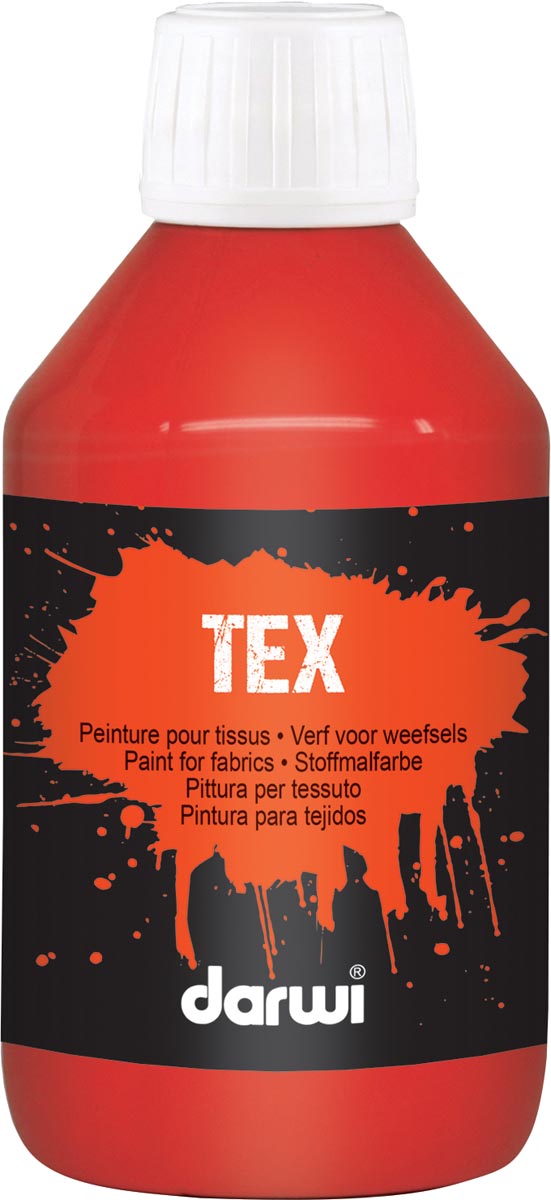 Darwi Textielverf Tex 250 Ml Vermiljoen huismerk kopen in de aanbieding