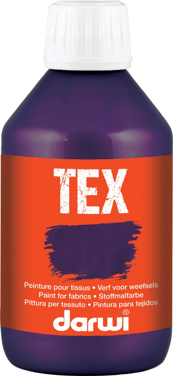 Darwi textielverf Tex, 250 ml, paars
