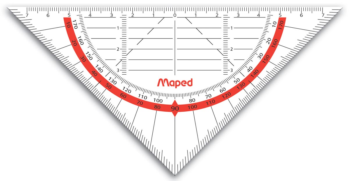 Maped geodriehoek Geo-Flex, ft 16 cm, flexibel