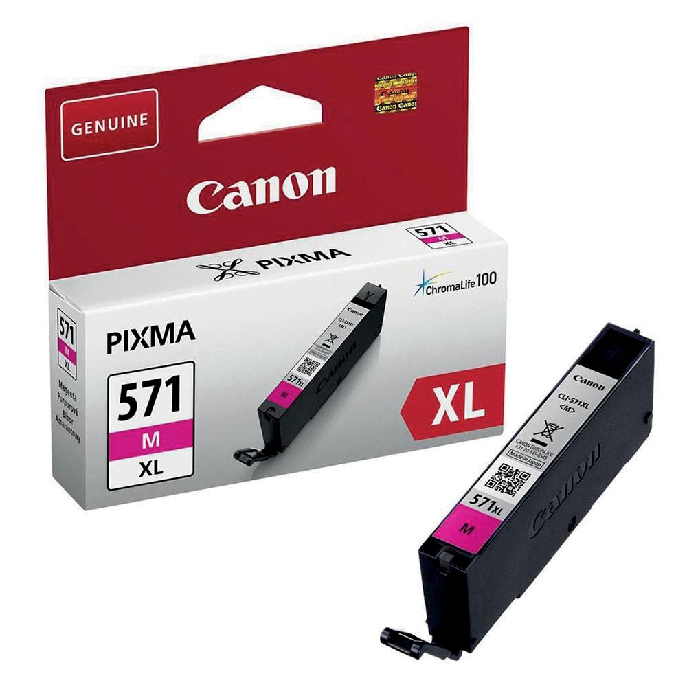 Canon inktcartridge CLI-571XL, 375 foto&apos;s, OEM 0333C001, magenta afbeelding