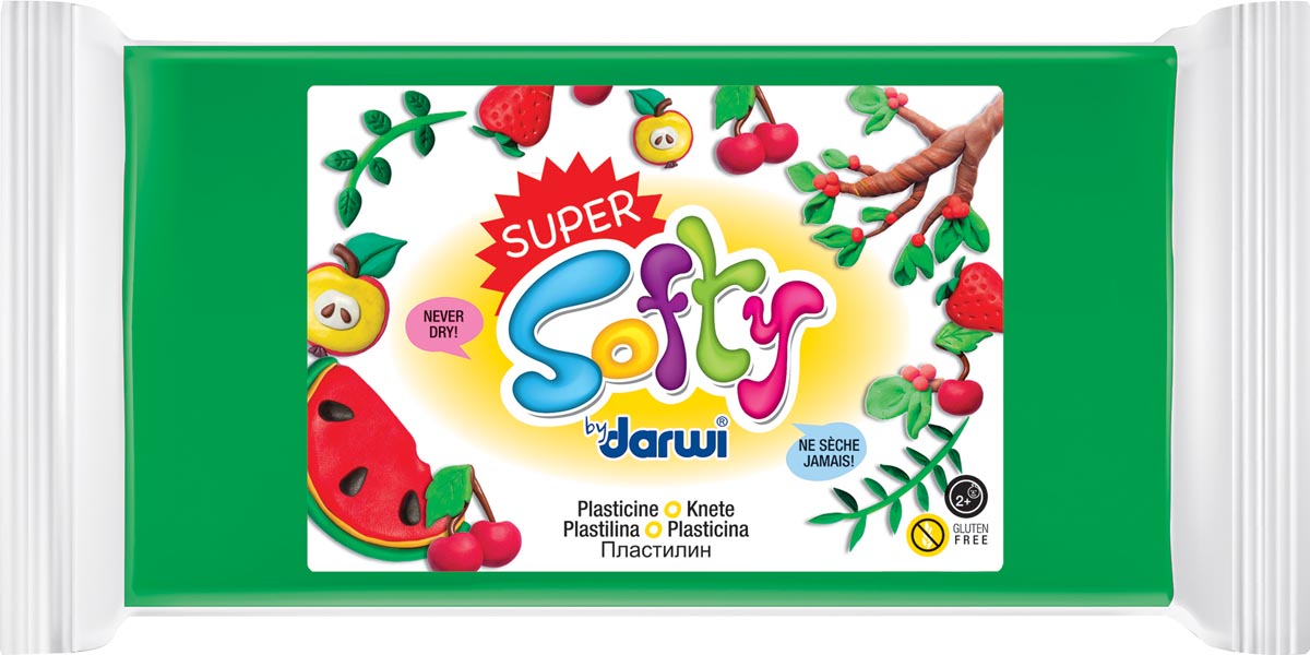 Darwi boetseerpasta Super Softy 350 g, groen