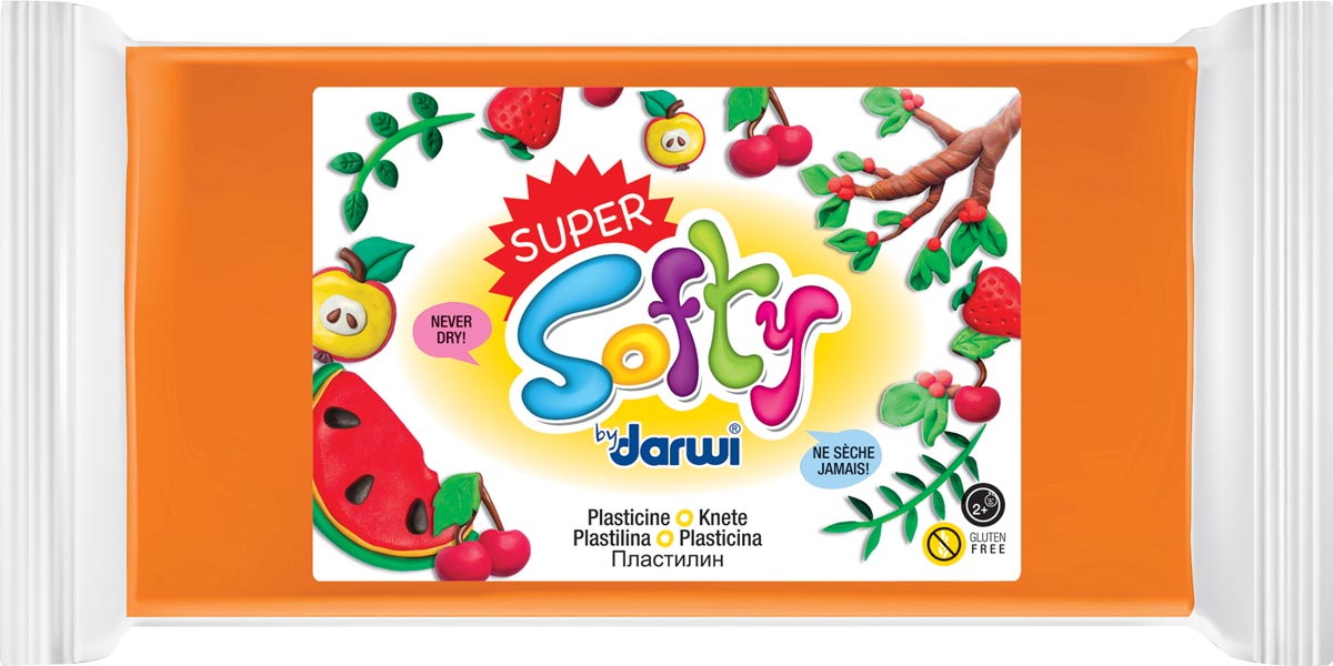 Darwi boetseerpasta Super Softy 350 g, oranje