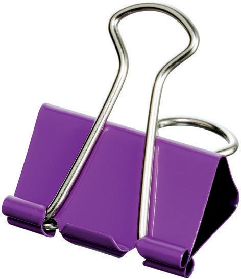 Maped foldbackclip groot model, 32 mm, op blister, 4 stuks geassorteerde kleuren