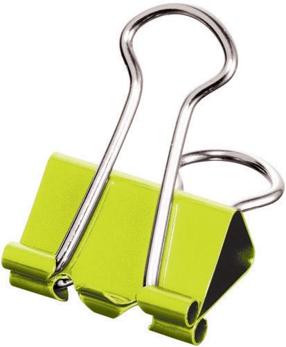 Maped foldbackclip klein model, 19 mm, ophangdoosje van 10 stuks, zwart of assorti afbeelding