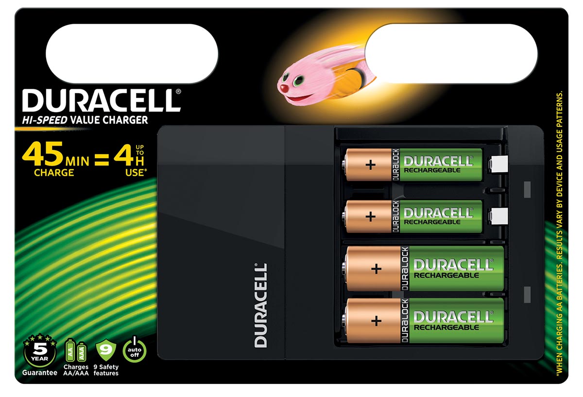 Duracell Batterijlader Hi Speed Value Charger Inclusief 2 Aa En 2 Aaa Batterijen Op Blister huismerk kopen in de aanbieding Duracell Batterijlader Hi Speed Value Charger Inclusief 2 Aa En 2 Aaa Batterijen Op Blister huismerk kopen in de aanbieding