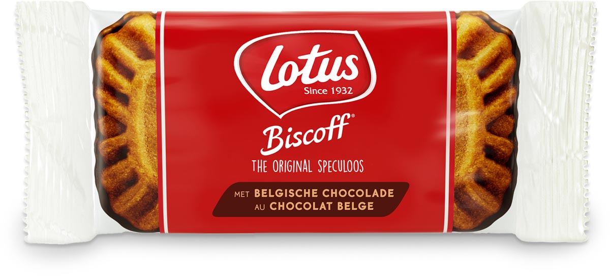 Lotus speculoos met chocolade, pak van 200 stuks afbeelding