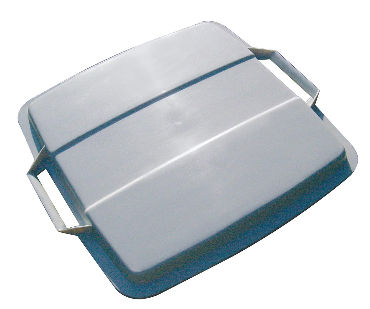 Durable deksel Durabin 90 liter, grijs