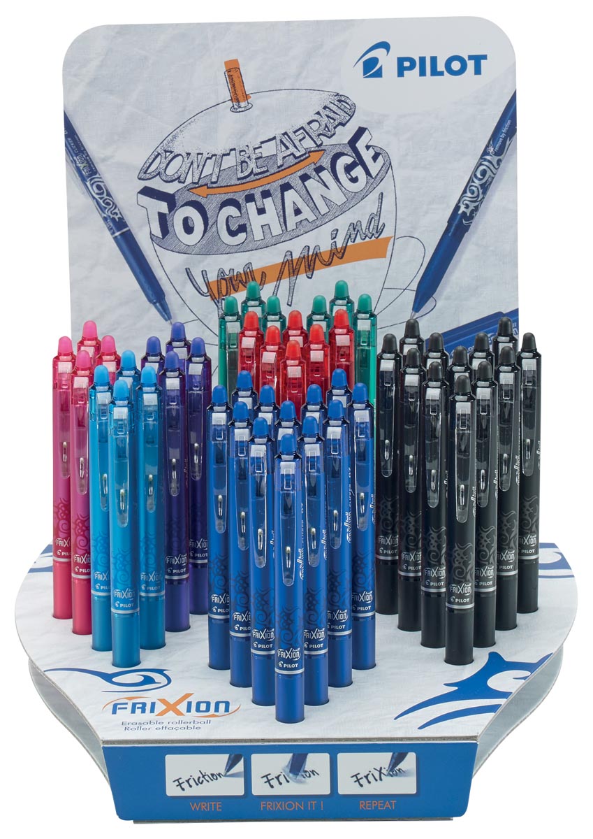 Pilot Gelroller Frixion Ball Clicker Display Met 60 Stuks huismerk kopen in de aanbieding Pilot Gelroller Frixion Ball Clicker Display Met 60 Stuks huismerk kopen in de aanbieding