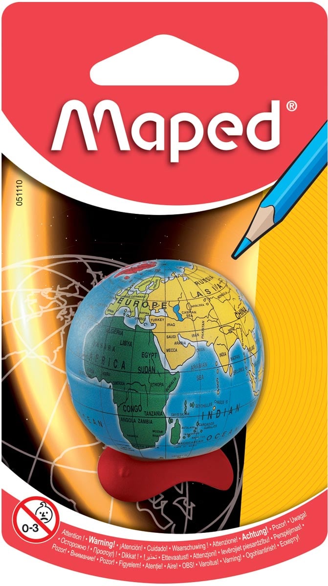 Maped potloodslijper Globe op blister