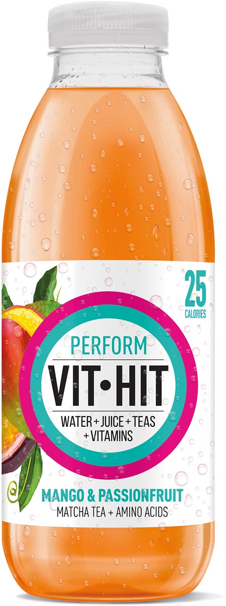 Vit Hit vitaminedrank Perform, flesje van 50 cl, pak van 12 stuks