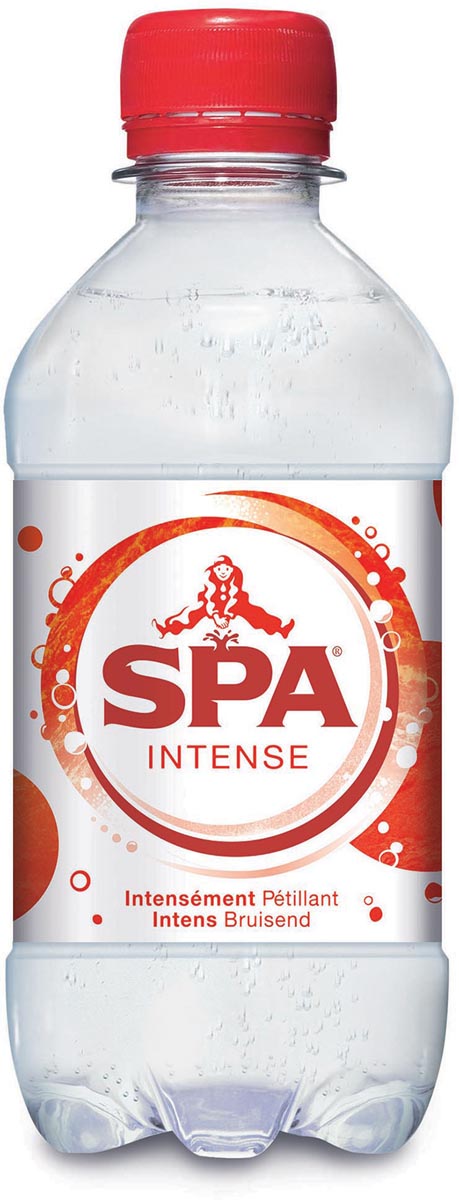 Spa Intense water, fles van 33 cl, pak van 24 stuks