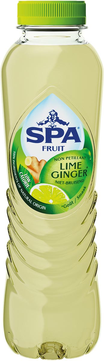 Spa Fruit Still lime-ginger, fles van 40 cl, pak van 24 stuks