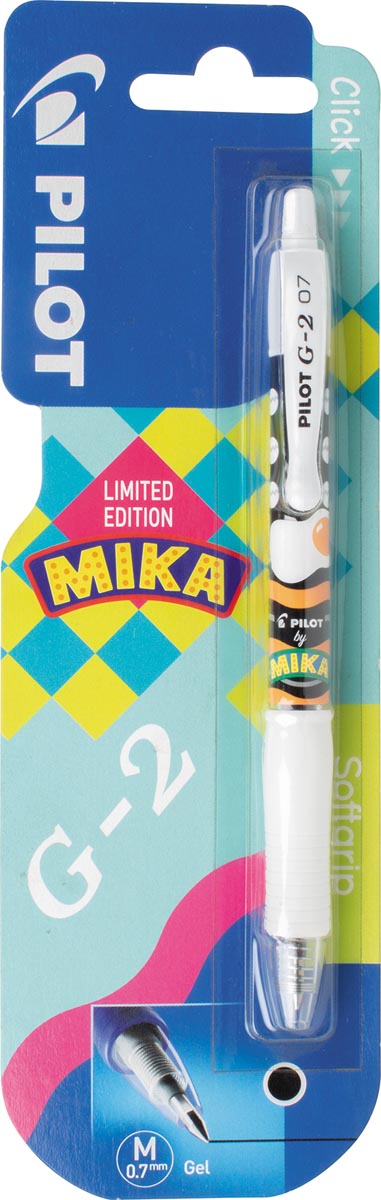 Pilot G2 Mika, op blister, zwart