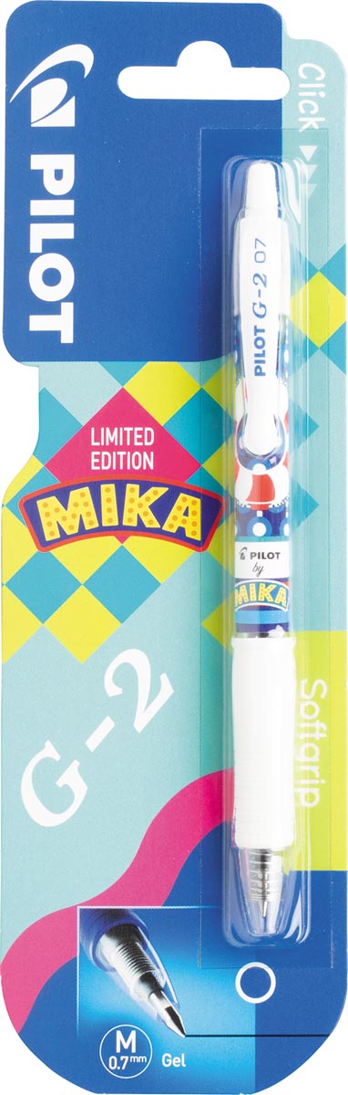Pilot G2 Mika, op blister, blauw