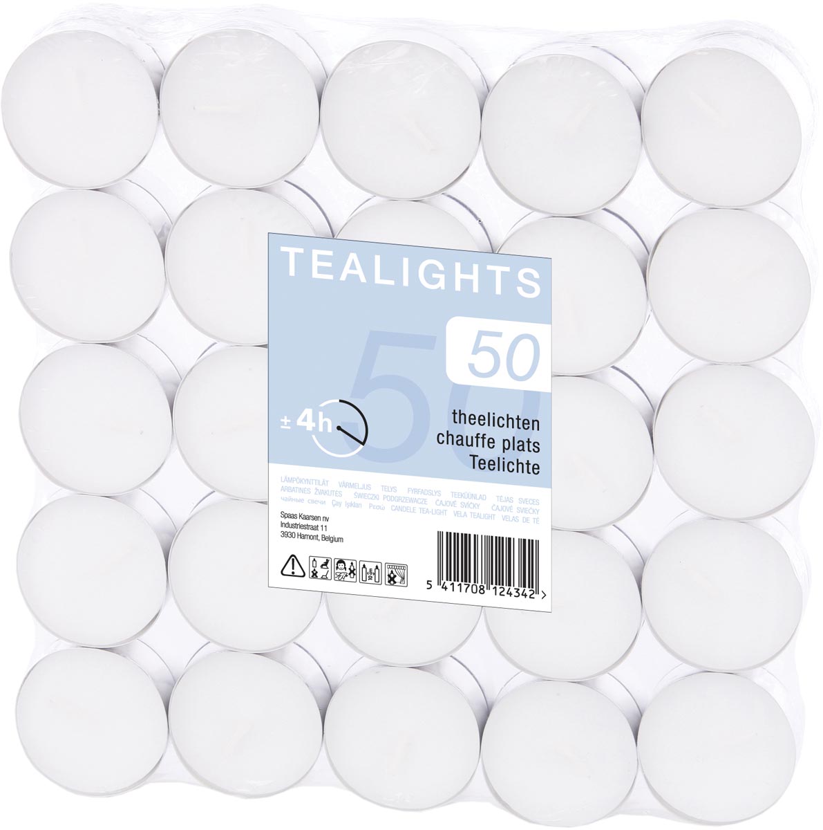 Theelichtjes, pak van 50 stuks afbeelding
