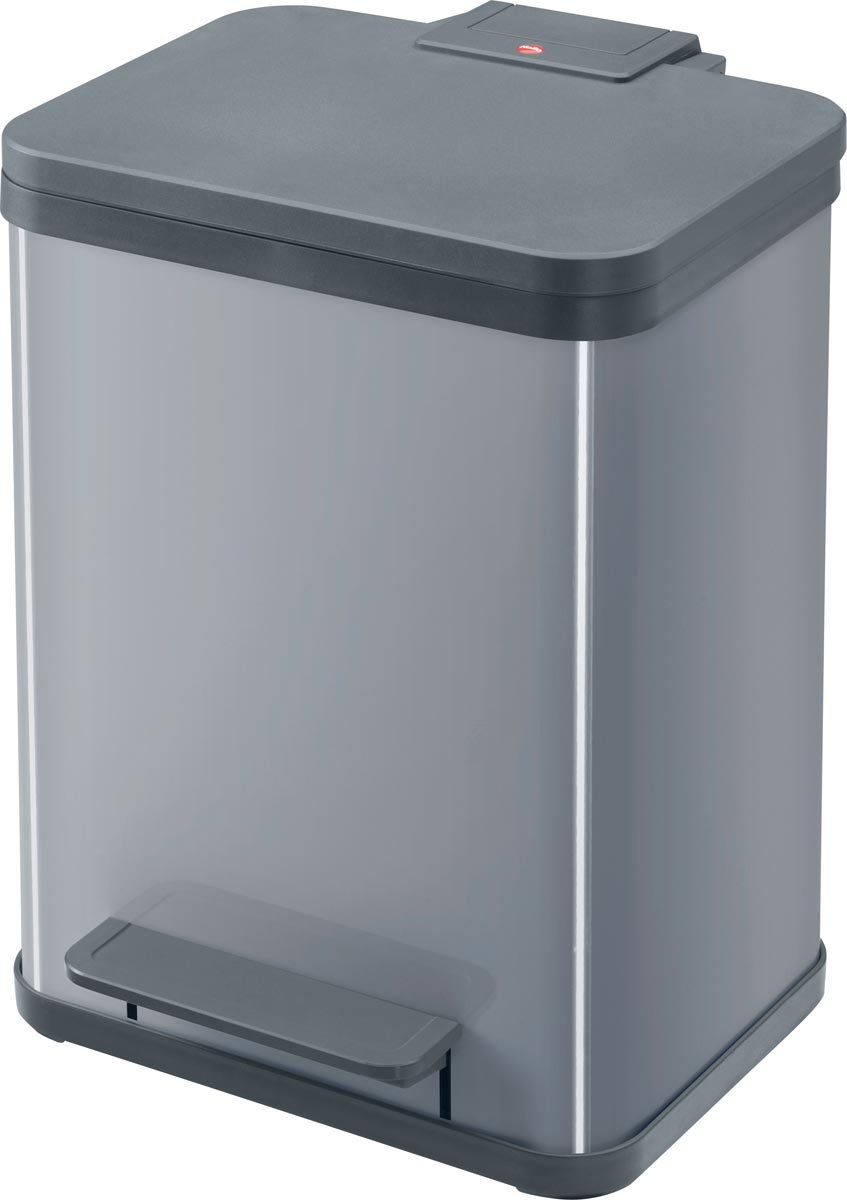 Hailo Pedaalemmer Oko Duo 2 X 11 Liter Grijs huismerk kopen in de aanbieding