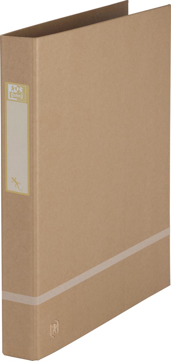 OXFORD Touareg ringmap, formaat A4, uit karton, rug van 3,5 cm, 2 D-ringen, zand OXFORD Touareg ringmap, formaat A4, uit karton, rug van 3,5 cm, 2 D-ringen, zand