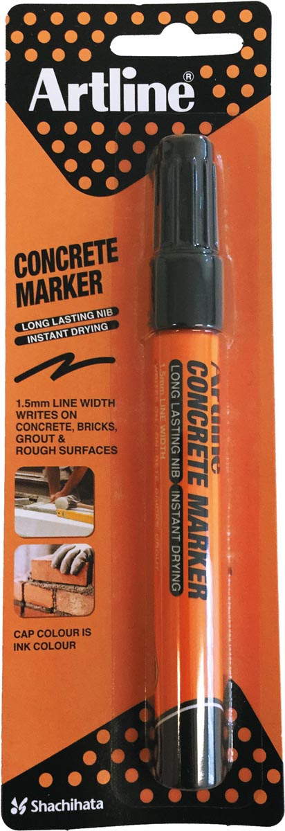 Artline marker Concrete, zwart Top Merken Winkel