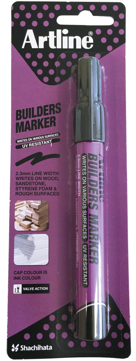 Artline marker Builders, zwart Top Merken Winkel