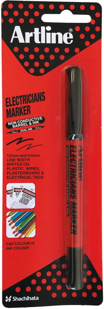 Artline marker Electricians, zwart Top Merken Winkel