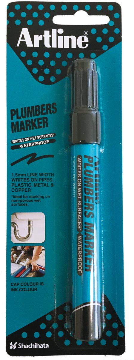Artline marker Plumbers, zwart Top Merken Winkel