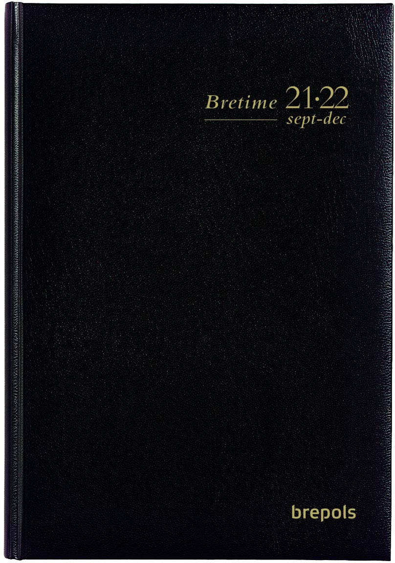 Brepols schoolagenda Bretime Lima, zwart, 2021-2022 Brepols schoolagenda Bretime Lima, zwart, 2021-2022