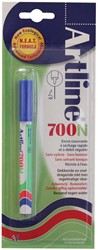 Artline Marqueur permanent 700N bleu, sous blister