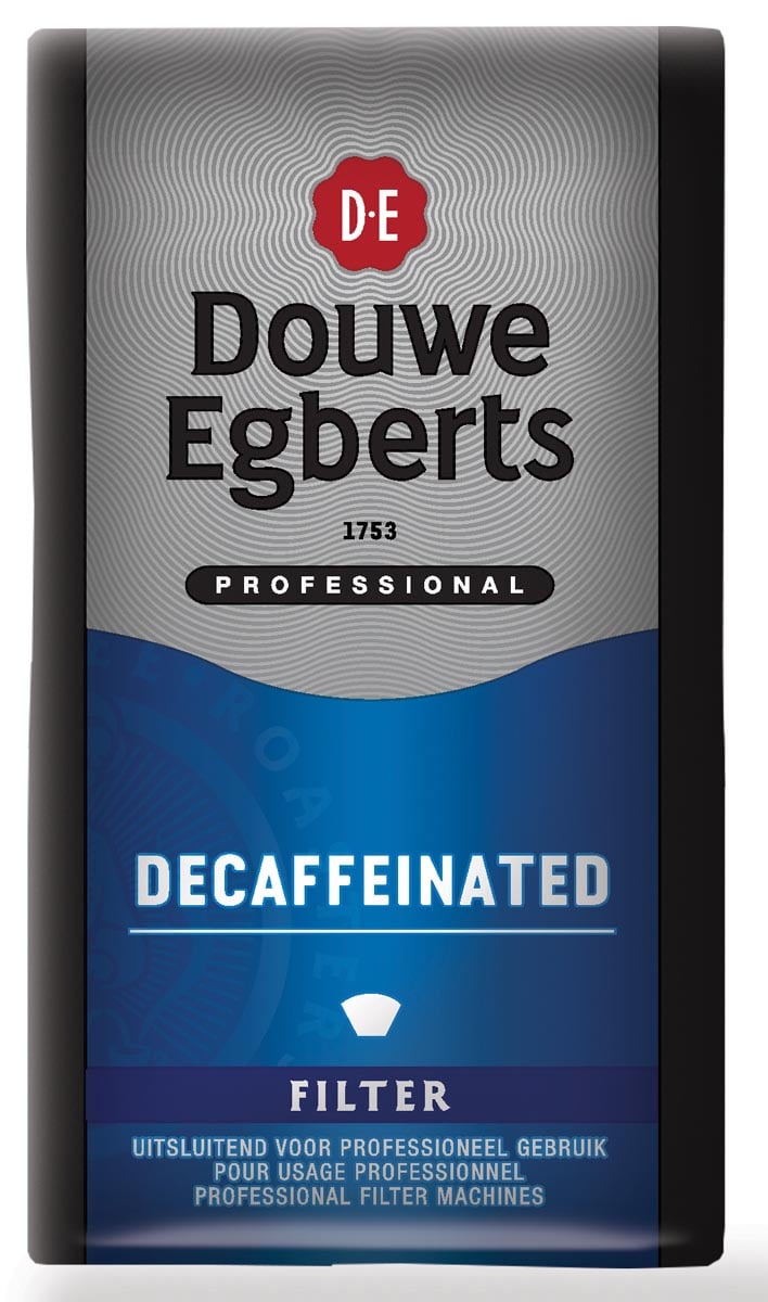 Douwe Egberts koffie, decaffeinated, pak van 250 g