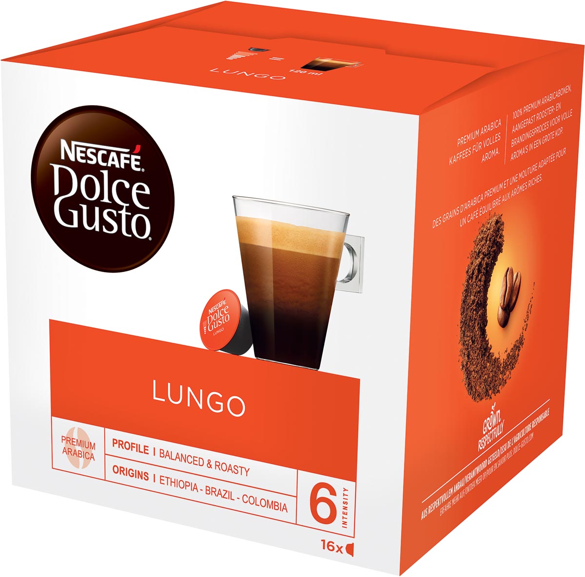 Nescafe Dolce Gusto Koffiepads Lungo Pak Van 16 Stuks huismerk kopen in de aanbieding