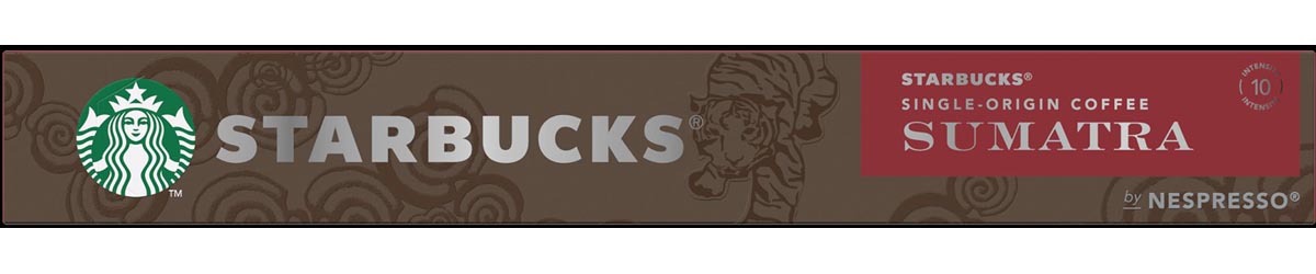 Starbucks by Nespresso koffiecapsules, So Sumatra, pak van 10 stuks afbeelding